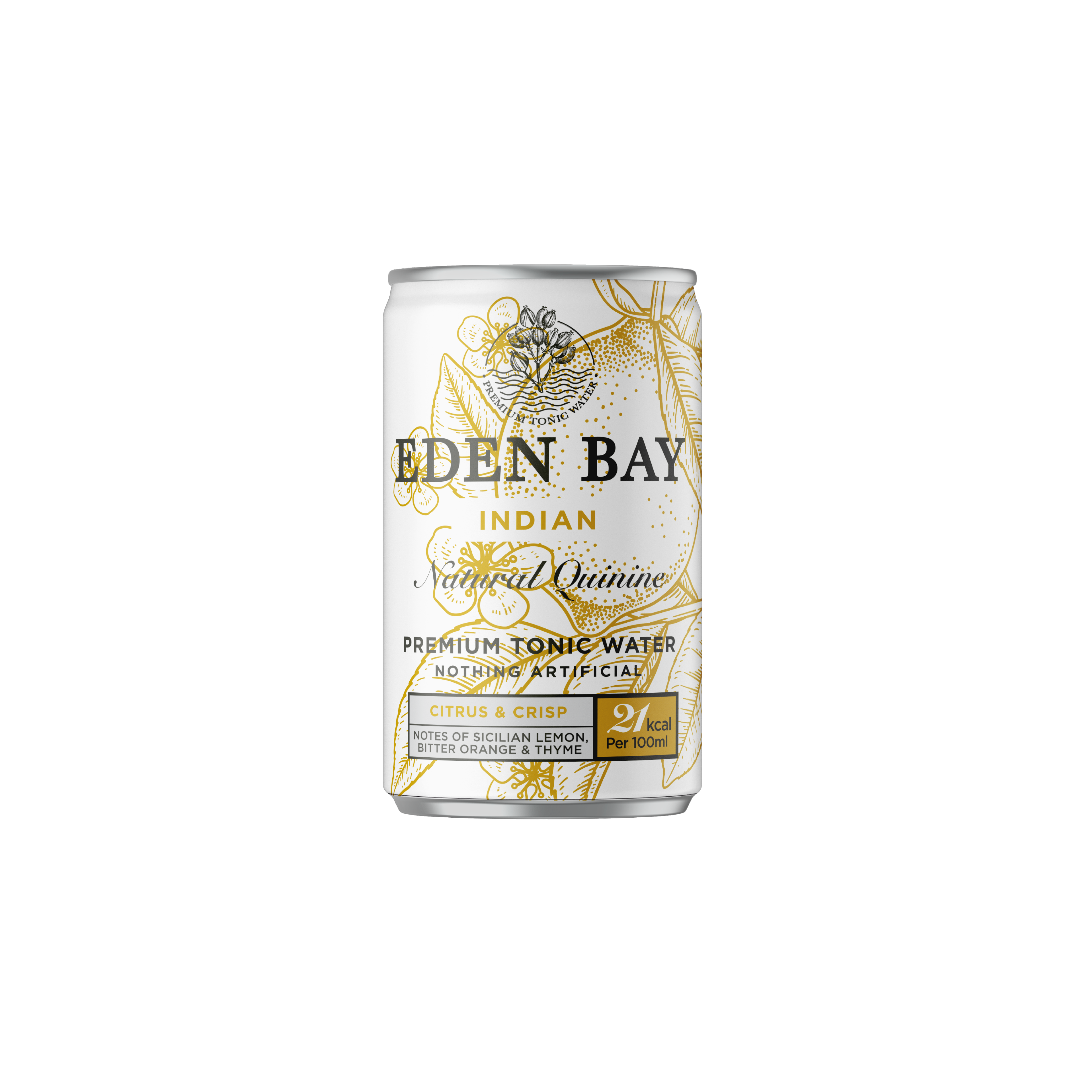 Eden Bay Premium Indian Tonic Water 24 x 150ml Cans